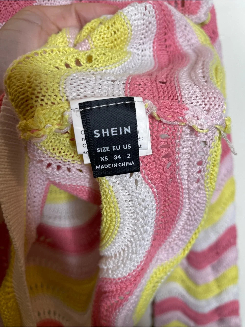SHEIN colorful open